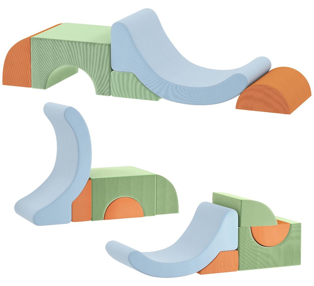 AIYAPLAY Schaumstoff Bausteine Kinder 5er Set Klettern Produktbild 