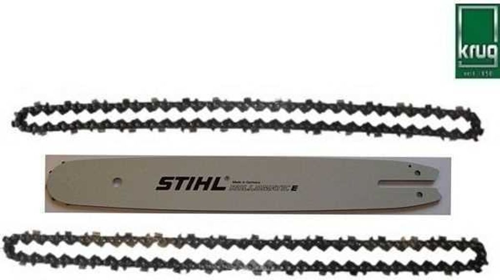 10 Stück Profi C Sägeketten 3/8P 1.3 mm 50 + Führungsschiene -Schwert Typ 08 35cm