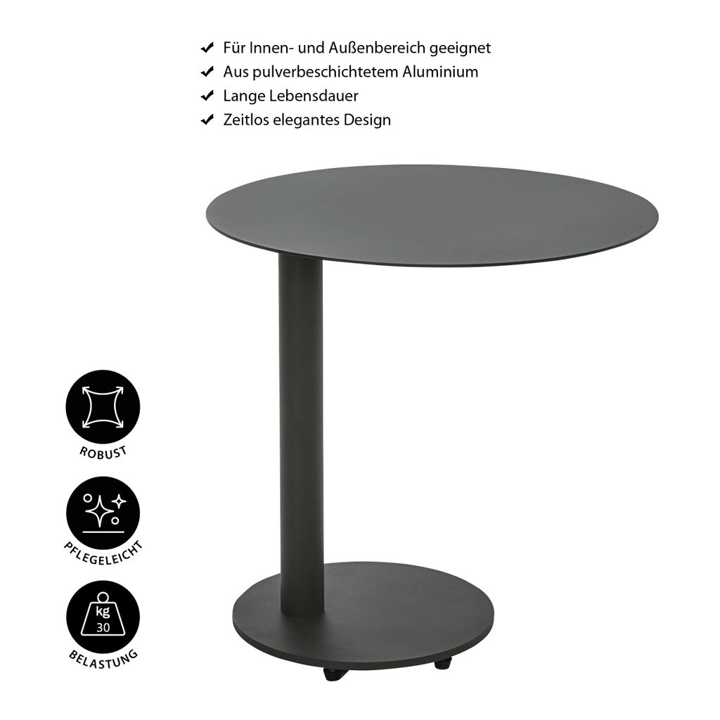 Dehner Beistelltisch Mika, Ø 50 cm, Höhe 50 Kaufland.de