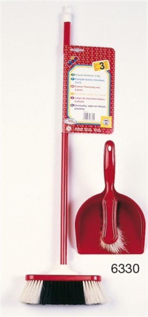 Vileda Kehrset 3tlg. Kunststoff rot Produktbild 