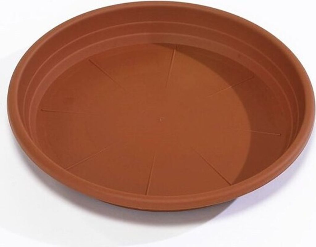 alpfa 841140 Pflanztopf Untersetzer Cilindro für 15 cm Topf - terra