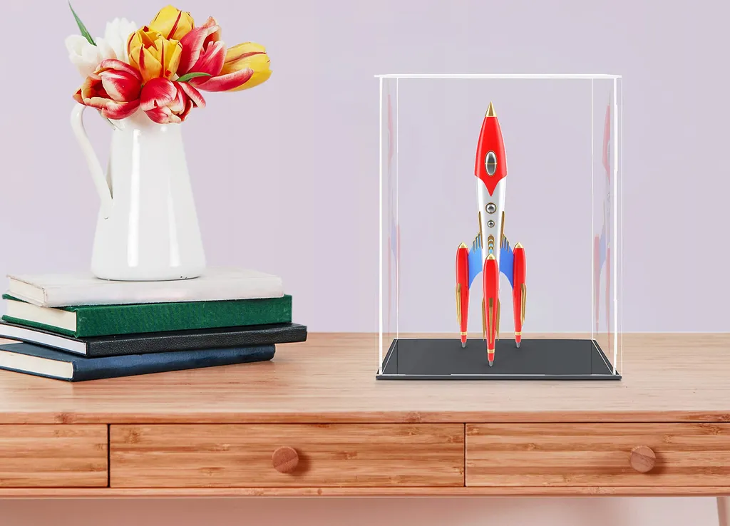 Vitrine de Présentation pour Maquettes et Objets de Collection 30cm