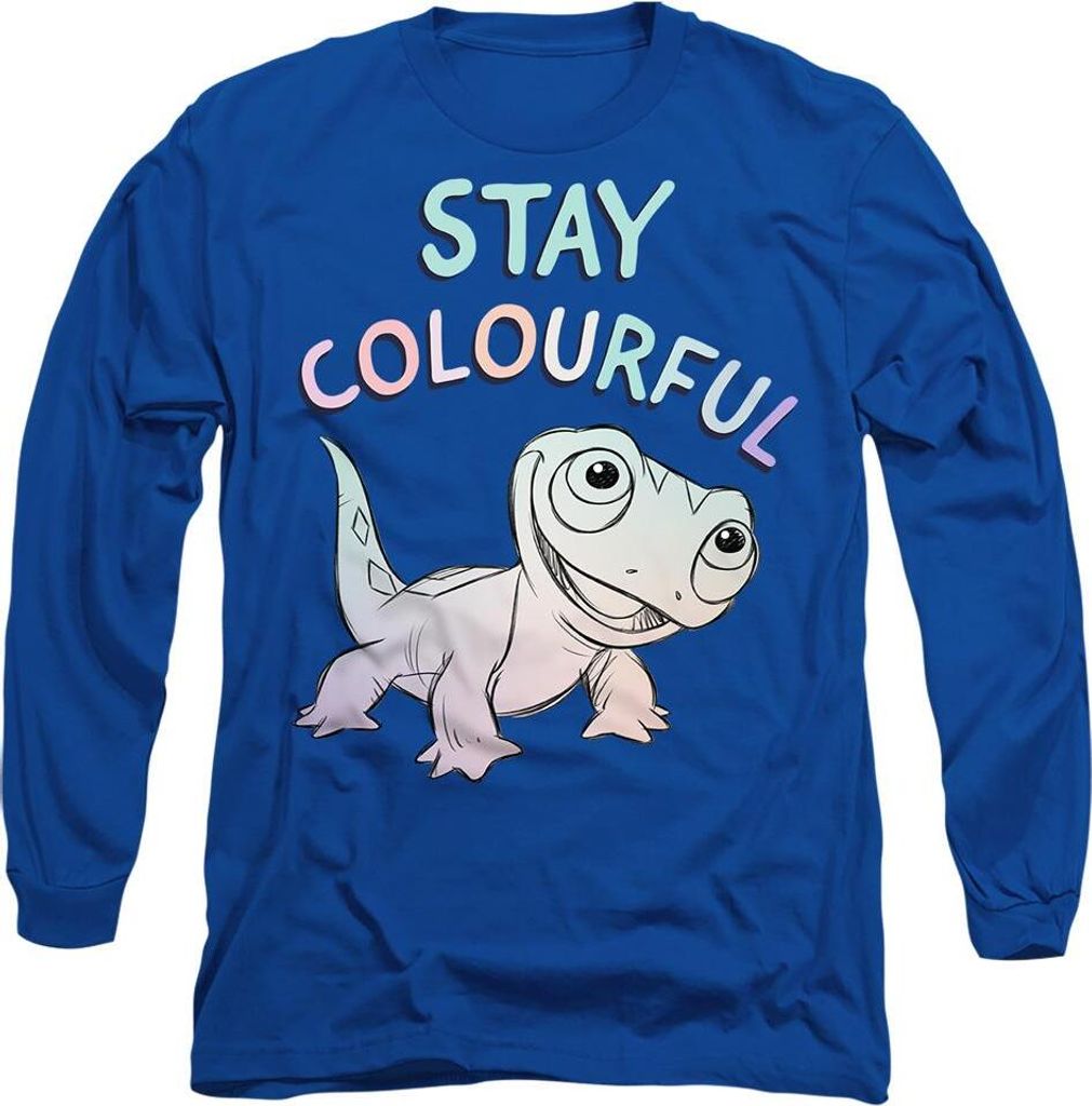 Frozen - "Stay Colourful" T-Shirt für Herren/Damen Uni TV14787 (XXL) (Königsblau)