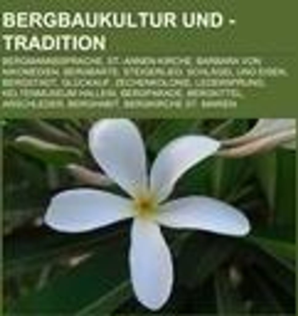 Bergbaukultur und -tradition