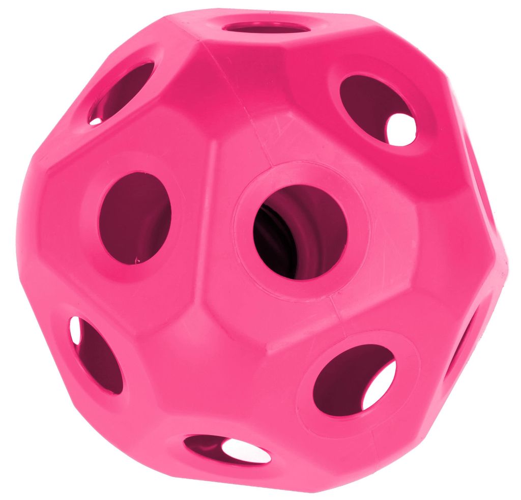 Kerbl Futterspielball pink Pferdespielzeug Heuball für Produktbild 