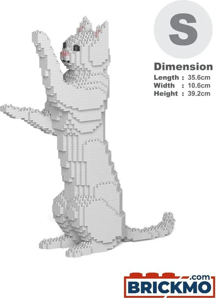 Chat JEKCA 15S-M01 ST19CA15-M01 Structure Solide sans Colle Idée Cadeau