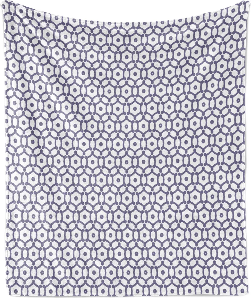 ABAKUHAUS Coperta Pile Bianco 175x230 cm - Plaid Divano Morbido