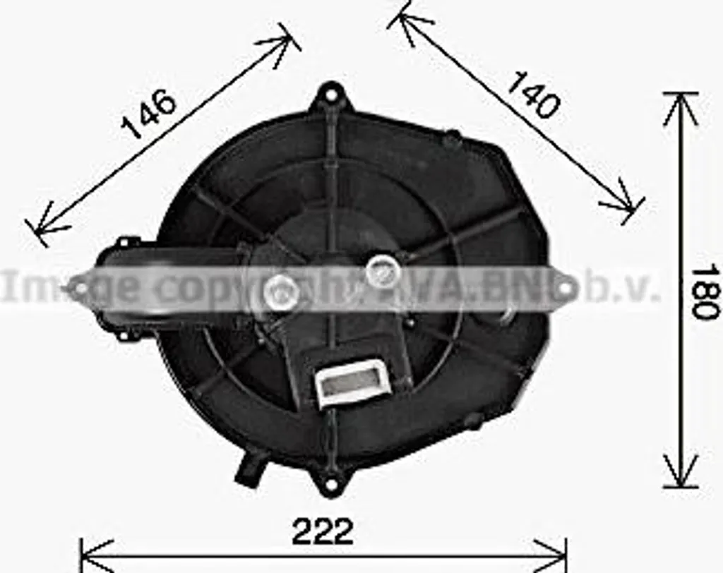 Riscaldamento Berlingo Partner non funziona? Motore AVA CN8329 OE 6441AS