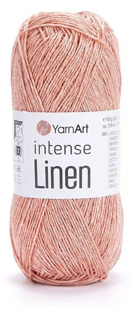 YarnArt Intense Linen 4105 Apricot – letní příze z lnu a Obrázek produktu 