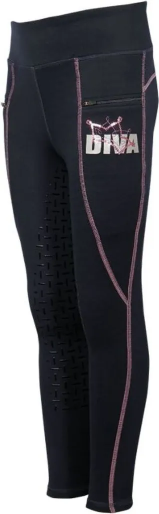 Pantalon Équitation Diva Purple Full Harrys Horse Enfant Taille 152