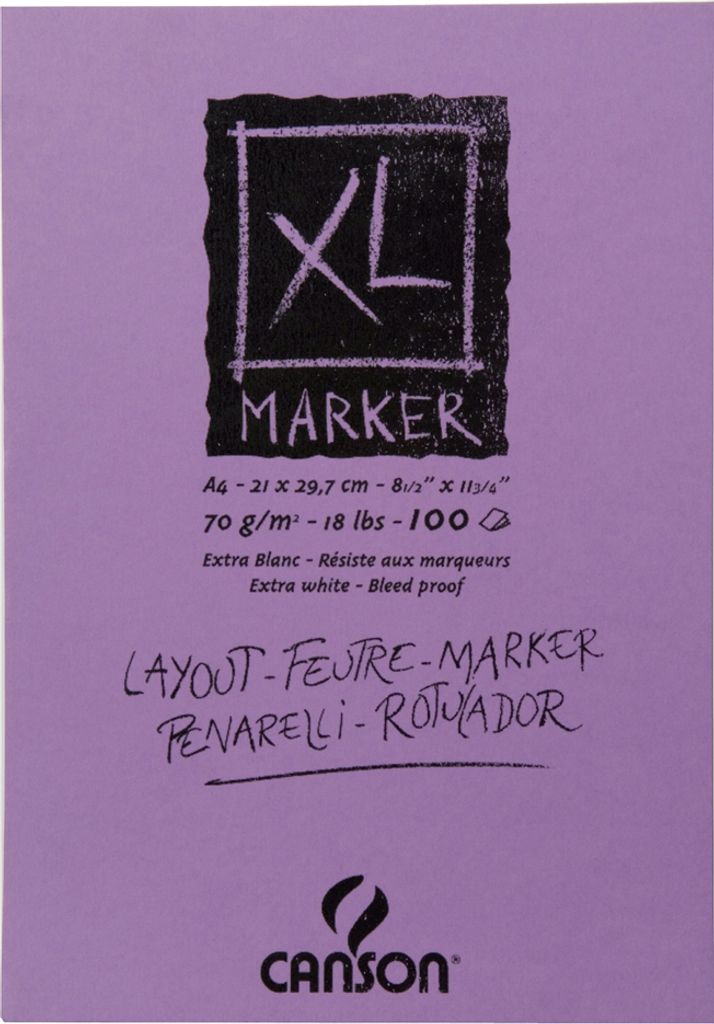 Blocco per schizzi e studi CANSON "XL MARKER", DIN A3 Immagine del prodotto 