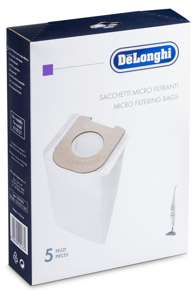 Delonghi DLSF003 5 sacchi microfibra scopa Colombina Immagine del prodotto 