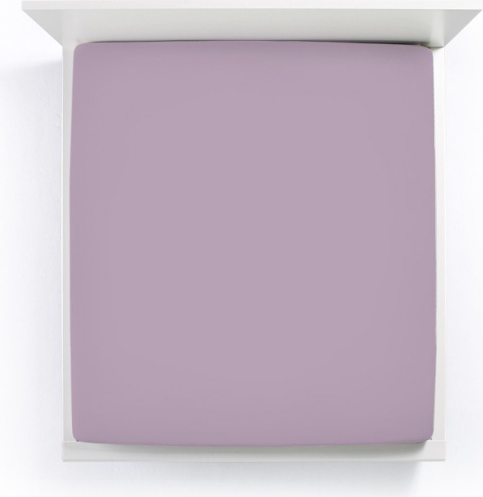 Bella Donna Premium Spannbettlaken Farbe Amethyst Größe 120x190-130x220