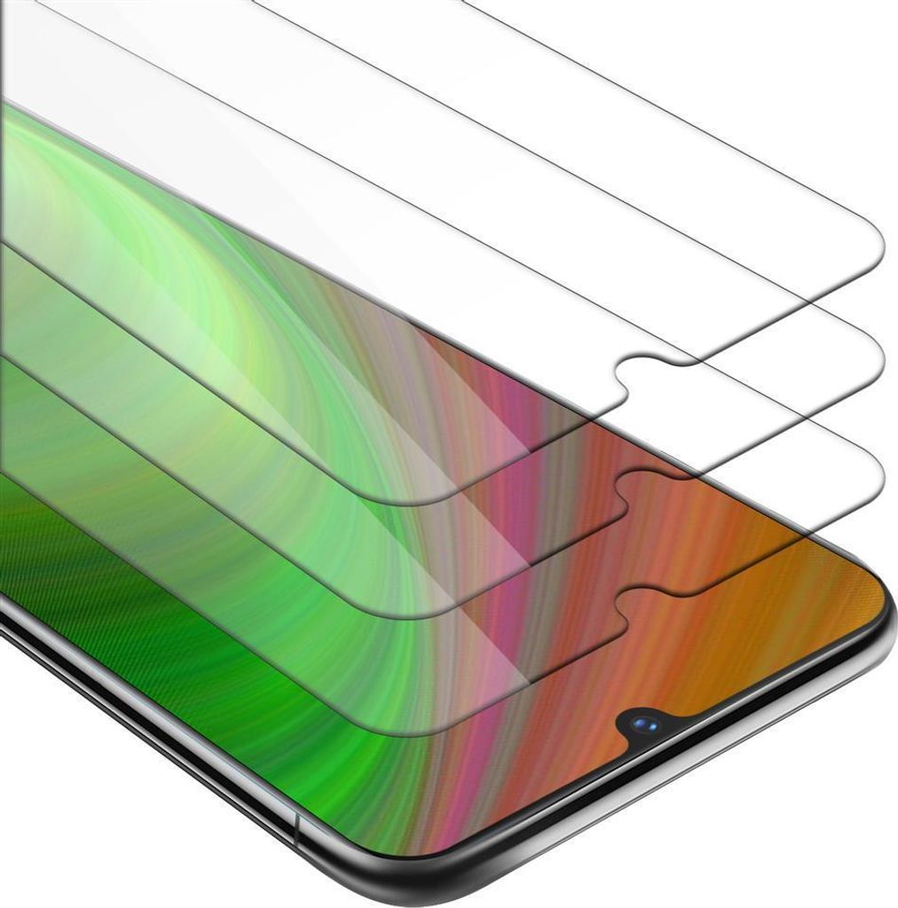 Cadorabo 3x Panzer Folie für Vivo X21S Schutzfolie in Transparent Folie Tempered Display-Schutzglas