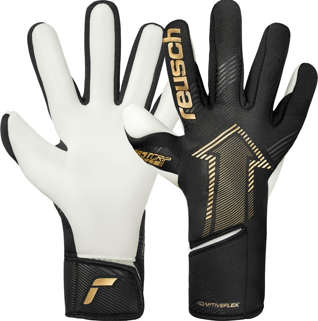 Reusch Torwarthandschuhe Fastgrip Gold mit Hybrid Negative Cut 7707 black / gold 10