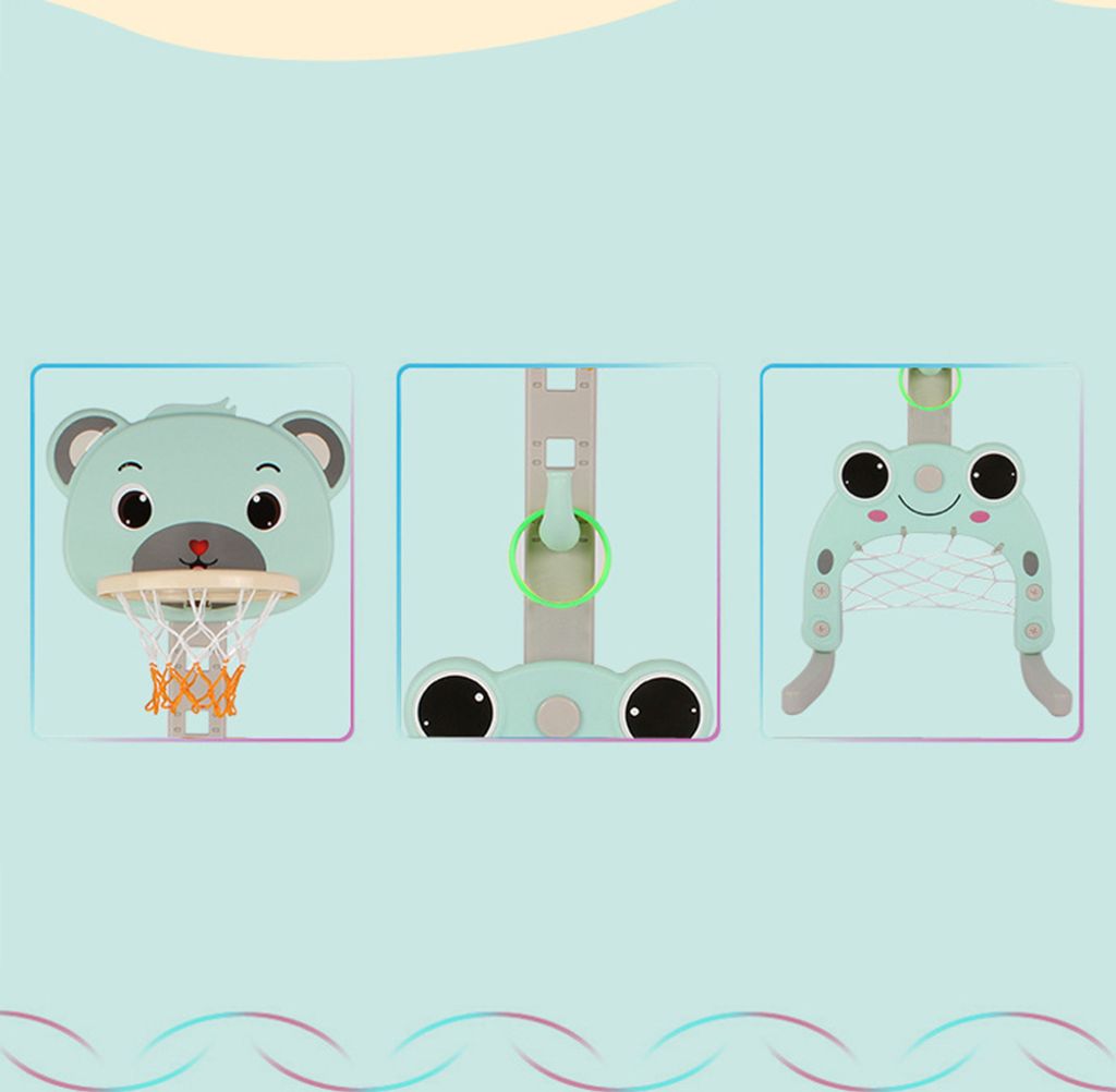 3 in 1 Kinder Basketballständer höhenverstellbar Kinder Produktbild 4