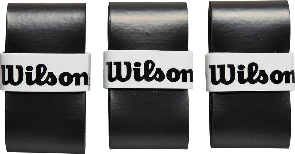 Wilson Unisex-Adult profil overgreb Griffband, Schwarz, 3 pack EU