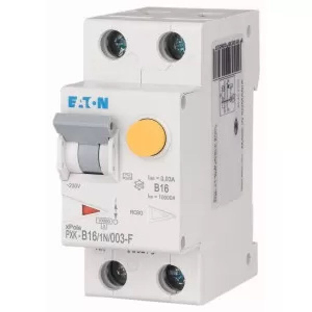 Eaton FI/LS-Kombischalter B 16A 1+N, 30mA PXK-B16/1N/003-F (193528)