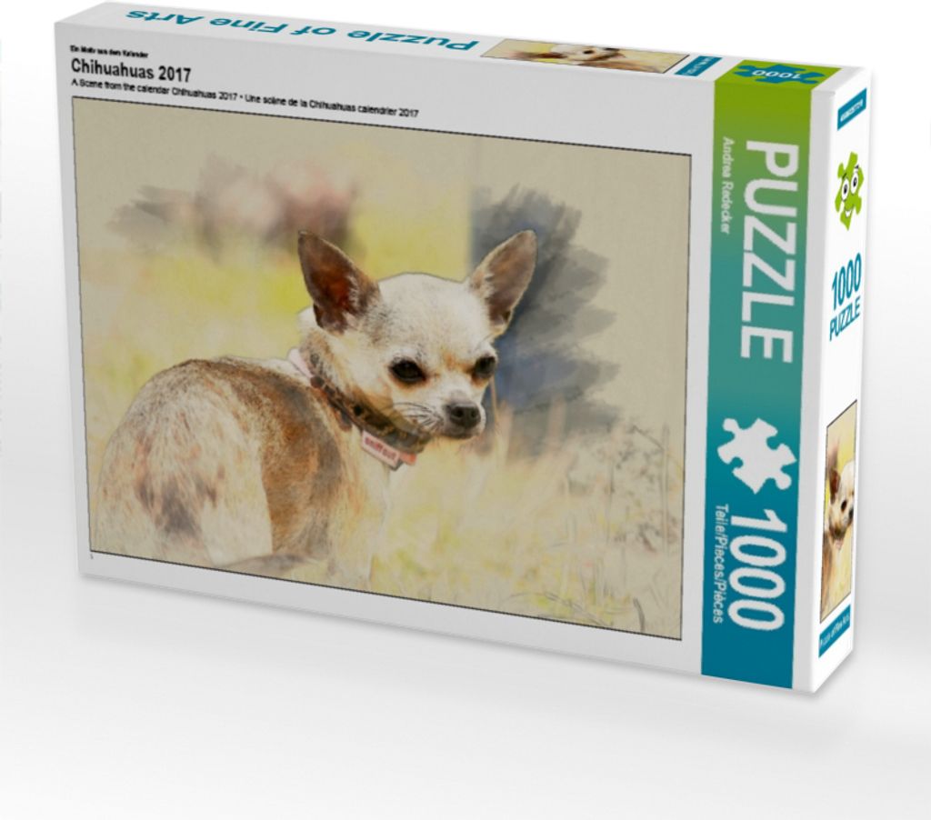 Calvendo Ein Motiv aus dem Kalender Chihuahuas 2017 1000 Teile Puzzle quer 640x480mm, Redecker Andrea; 7366128