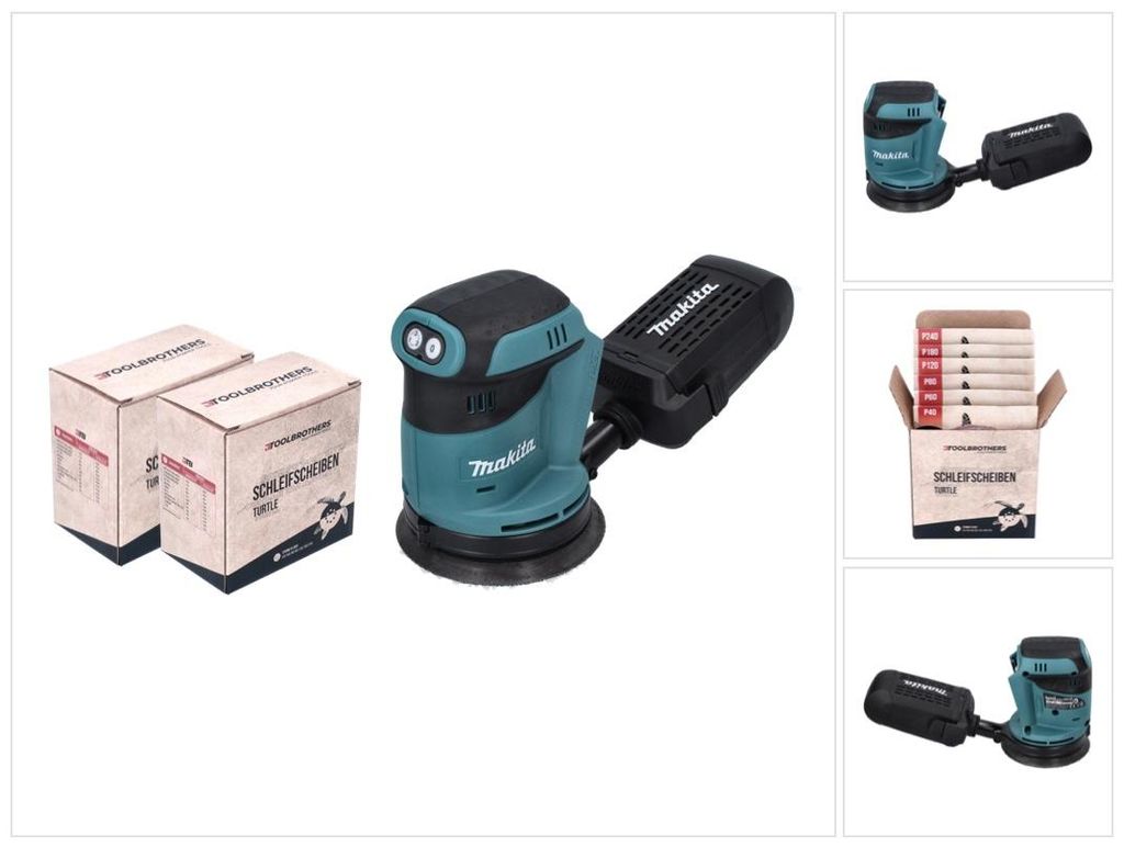 2x Zestaw szlifierski Toolbrothers TURTLE + Akumulatorowa Zdjęcie produktu 