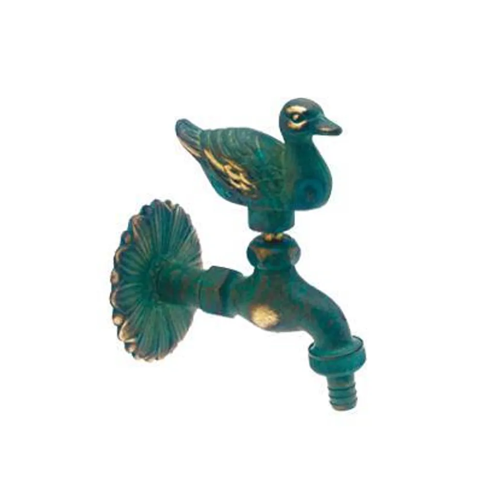 Robinet canard patiné Bonfix 1/2 anti-corrosion pour façade ancienne