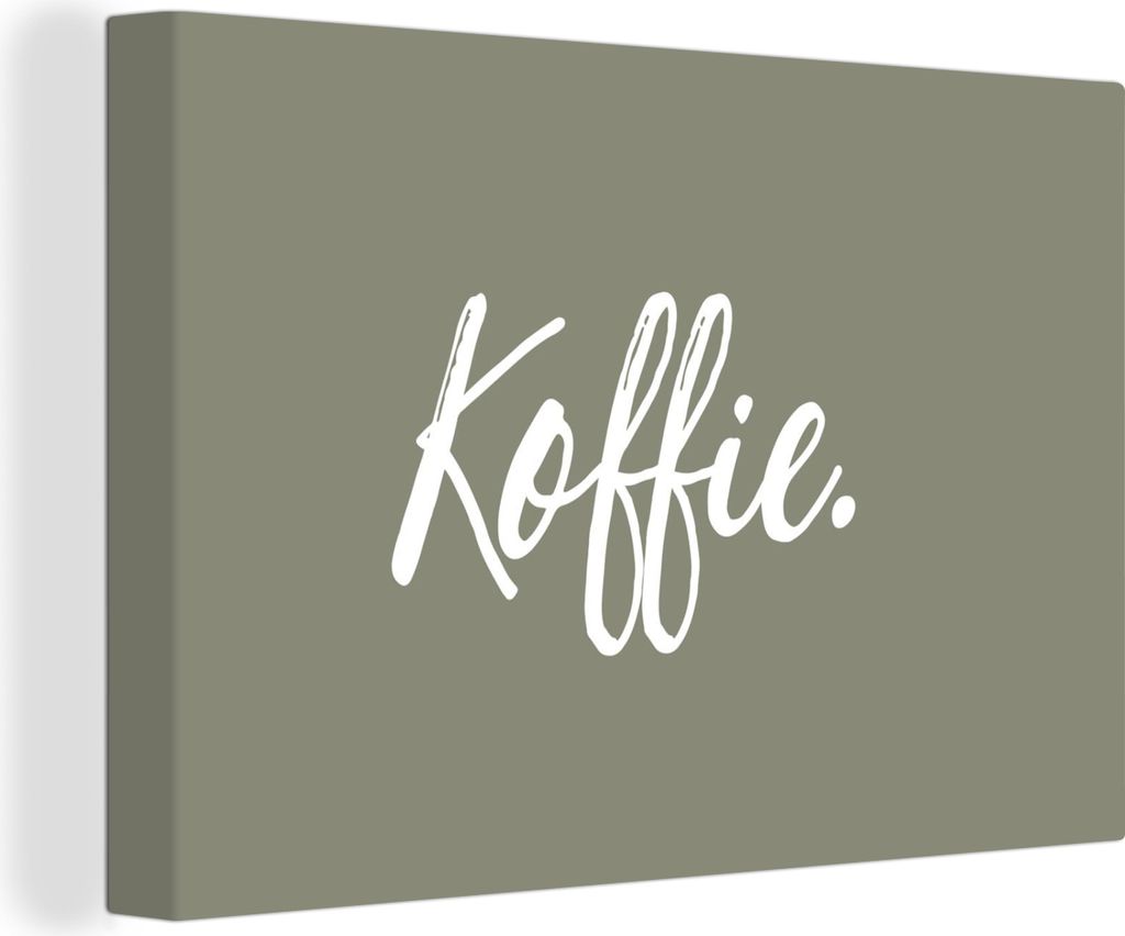OneMillionCanvasses - Leinwandbilder - 150x100 cm, Sprichwörter - Kaffee - Zitate - Küche, Wandbilder Kunstdruck Wanddekoration - Foto auf Lein...