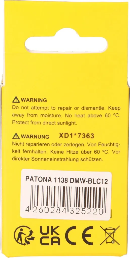 Batteria Li-ion DMW-BLC12 per Panasonic Lumix G7 G85 e Leica V-Lux 4 - 2