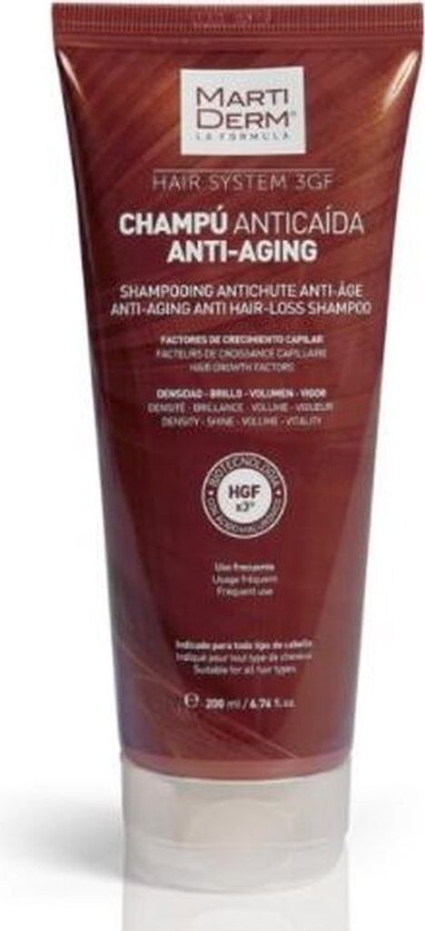 Martiderm Hair System 3GF Anti-Aging Anti Hair-Loss Shampoo Stärkungsshampoo gegen Haarausfall 200 ml