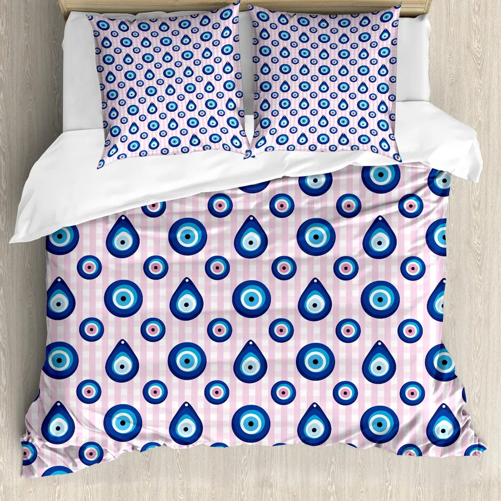 ABAKUHAUS Evil Eye Set Letto 200x200 - Protezione Totale Antiacaro