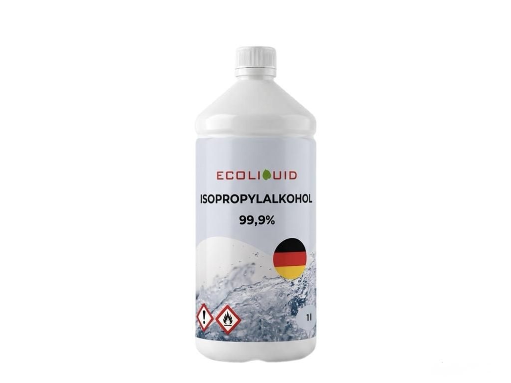 Ecoliquid Isopropylalkohol 99,9% IPA, 1 l; Entfettet, Produktbild  KI-generiertes Bild