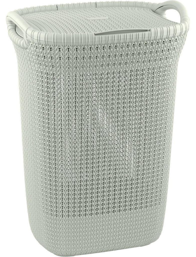 Cesto Curver KNIT 3676, 57 litri, crema, 45x34x61 cm, per Immagine del prodotto 