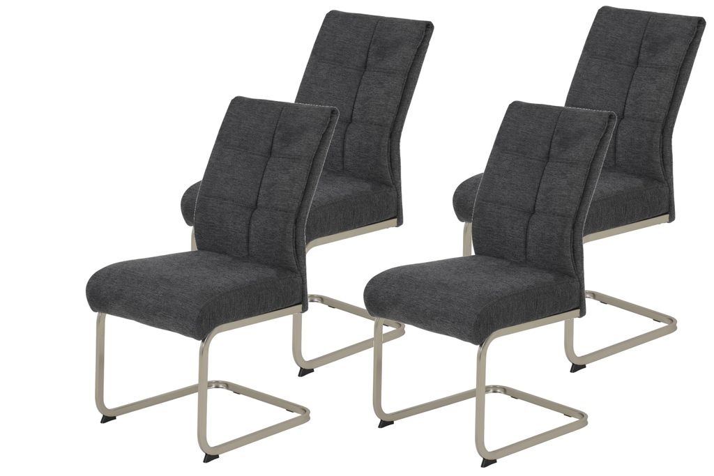 Hela Tische, 4er Set Esszimmerstuhl Freischwinger INES, Produktbild 