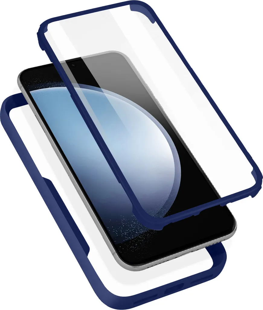 Custodia Samsung A33 5G 360 Full Body | Bumper Silicone Blu Navy