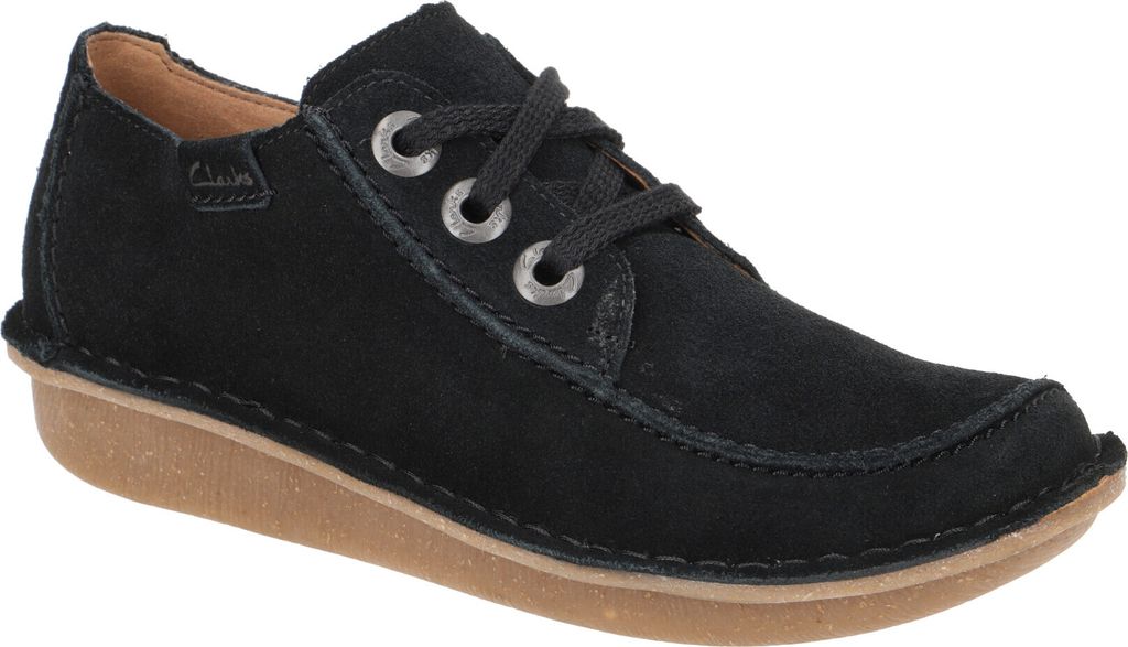 Clarks Komfort Schnürschuhe Damen 31333937393633 Schwarz 37 1/2 EU