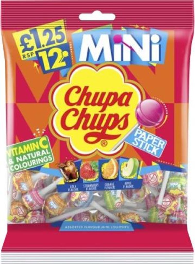 Lizaki Chupa Chups Mini z Witaminą C 108 g Obrázek produktu 