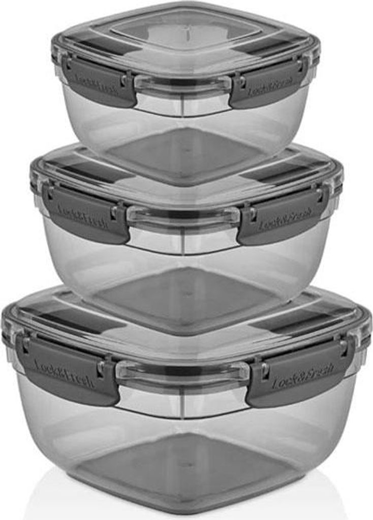 Özberk Aufbewahrungsdosen VIP Ahmet VP-022 modern BPA-frei 3er Set