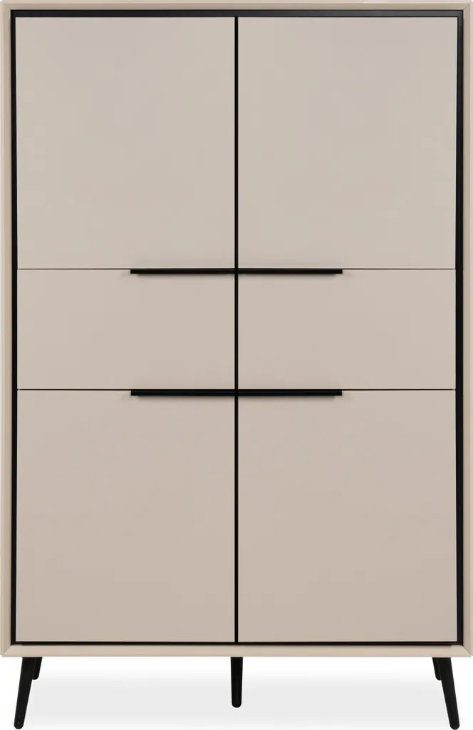 Buffet haut anti-désordre 4 portes pour optimiser votre intérieur