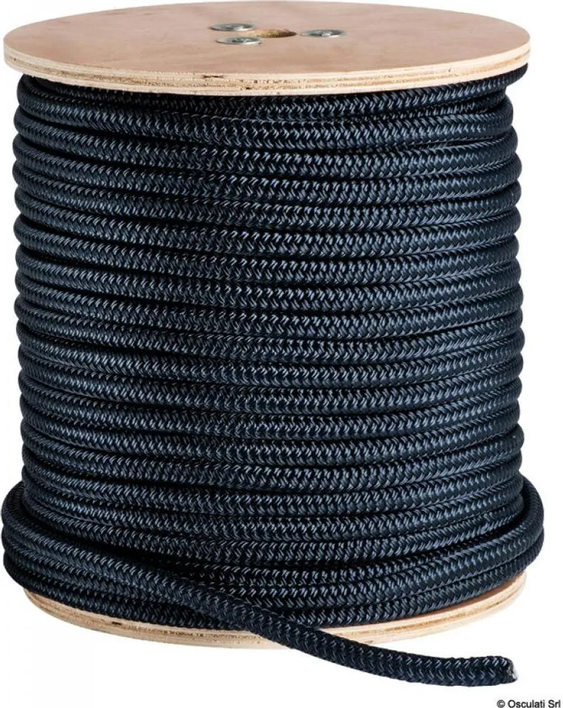 Écoute de voilier 12mm en polyester double tresse pour manœuvre de 200m