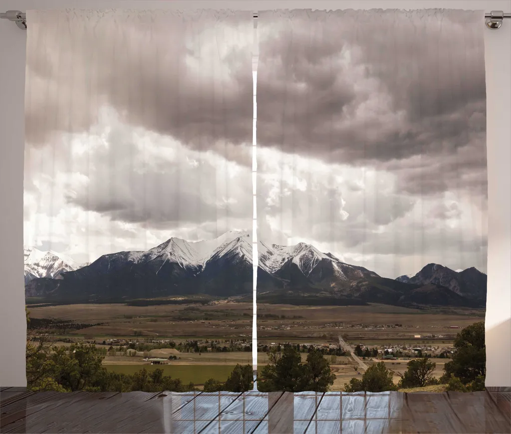 Tenda Rustica Kansas Montagne Colorado Gloomy 280x245cm | ABAKUHAUS