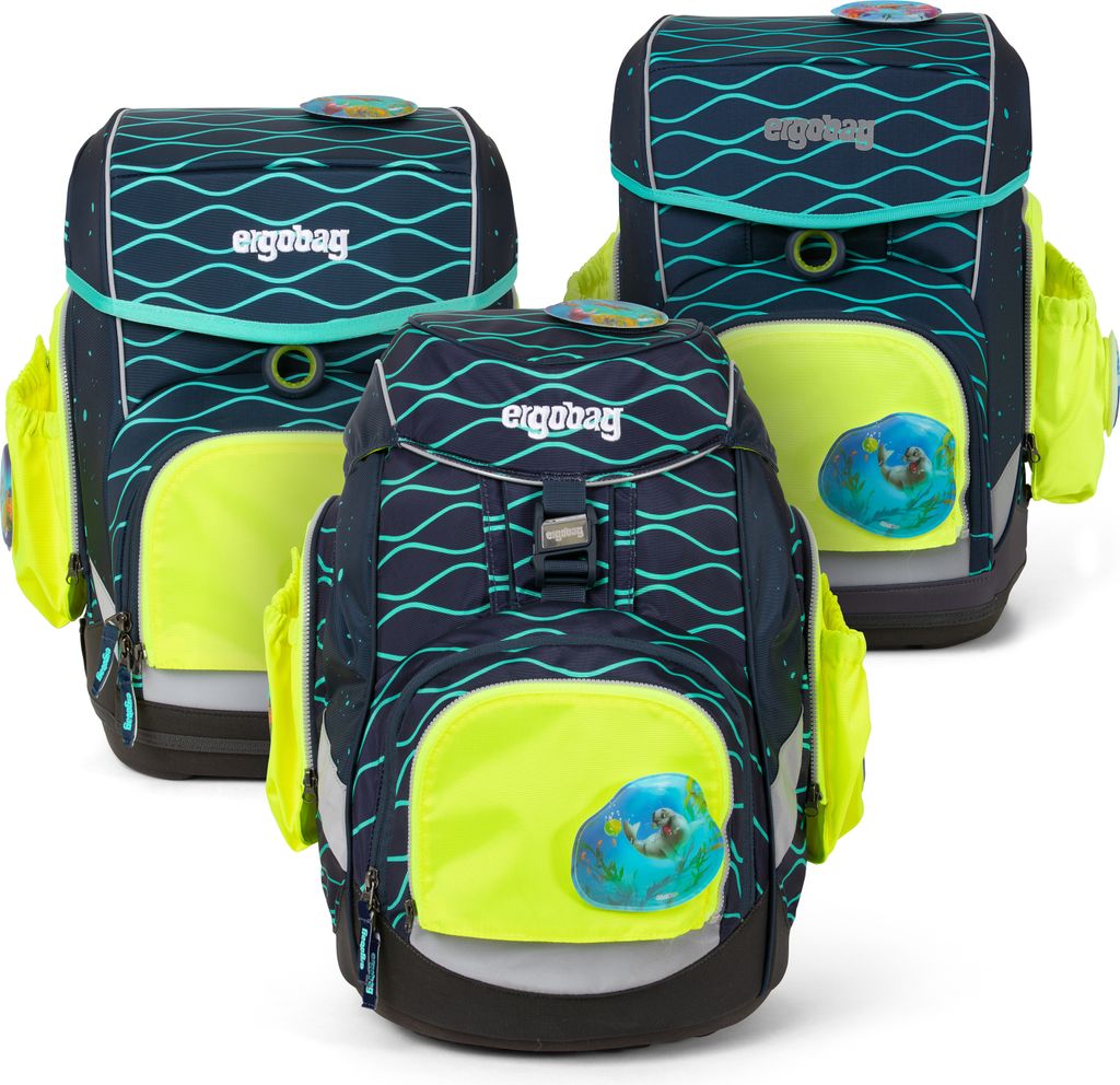 Ergobag Pack, Cubo, Cubo light Seitentaschen Zip-Set gelb Produktbild 