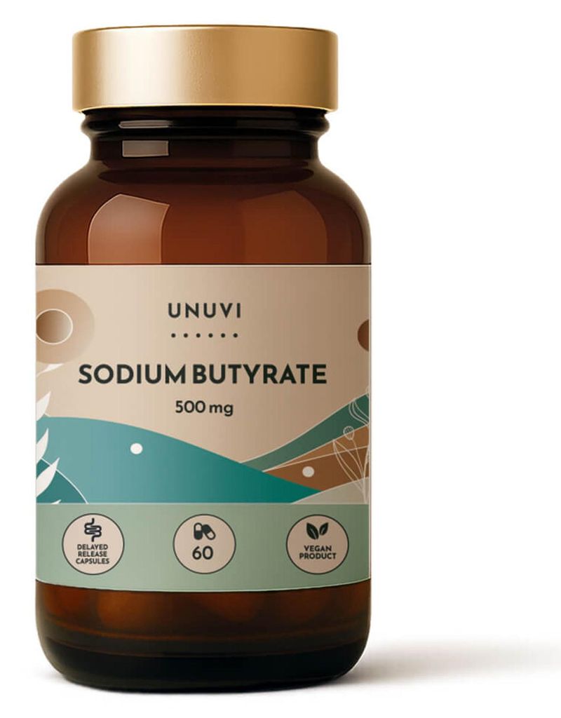 Natriumbutyrat 500 mg, 60 vegetarische magensaftresistente Produktbild 