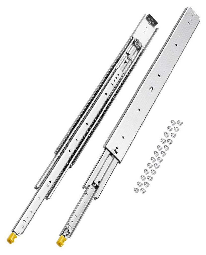 VEVOR 1 pár pojezdů zásuvek s plným výsuvem 914 mm, nosnost Obrázek produktu 