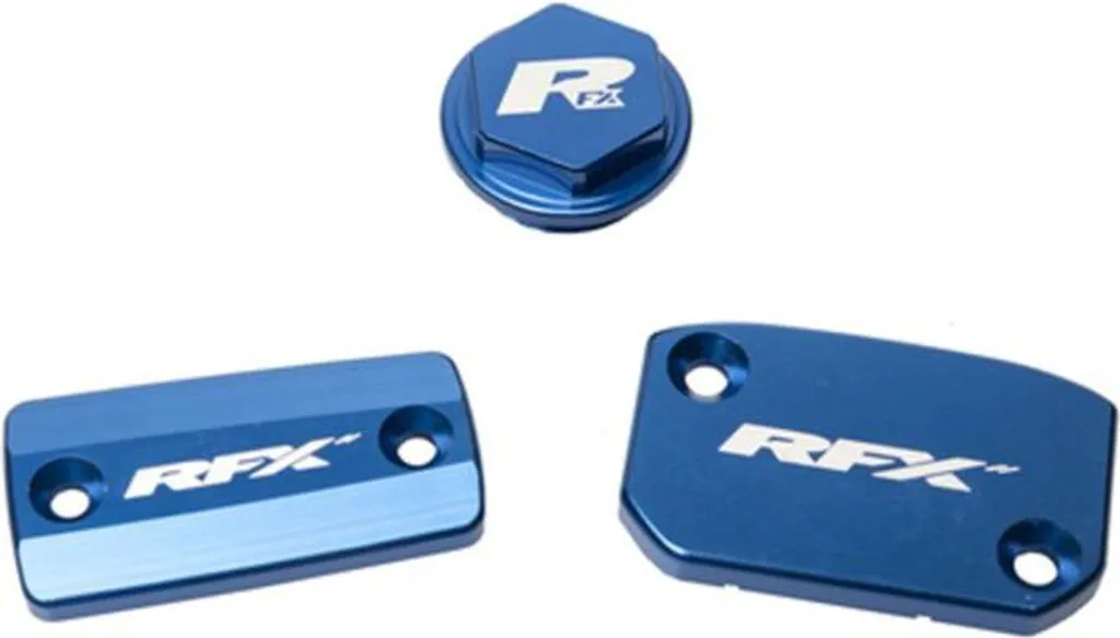 Couvercles de réservoir bleu RFX Pro pour rénover frein Brembo et Magura