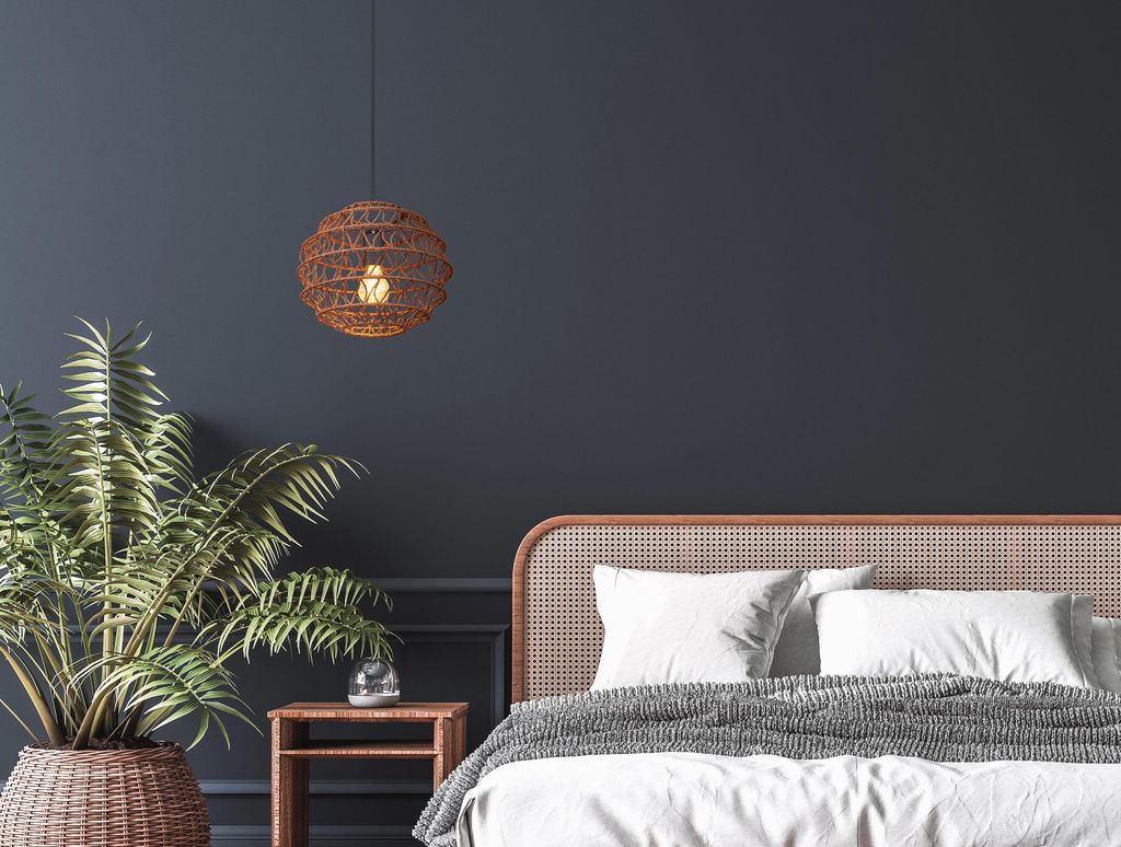 Globo Lighting Hängeleuchte Metall schwarz matt, 1x E27