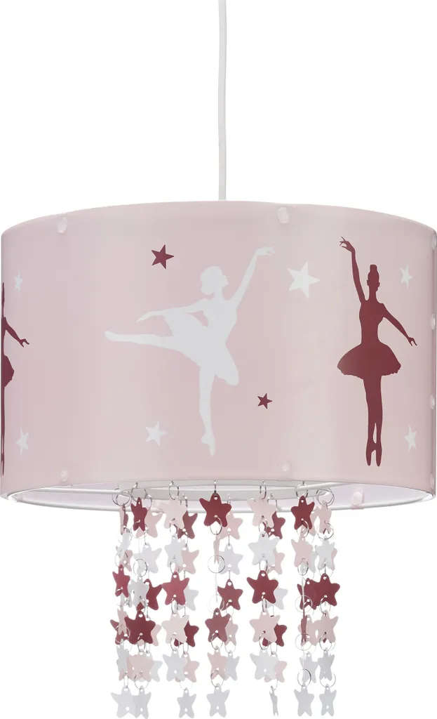 Lustre Suspension Enfant Rose pour Chambre Fille - Luminaire Plafonnier