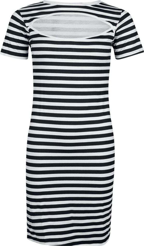 RED by EMP Damen schwarz-weißes kurzes Kleid mit Produktbild 