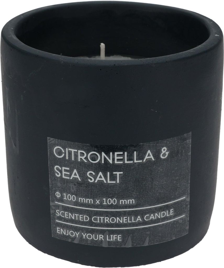 Pro Garden Citronella-Kerze im Topf 10 cm anthrazit