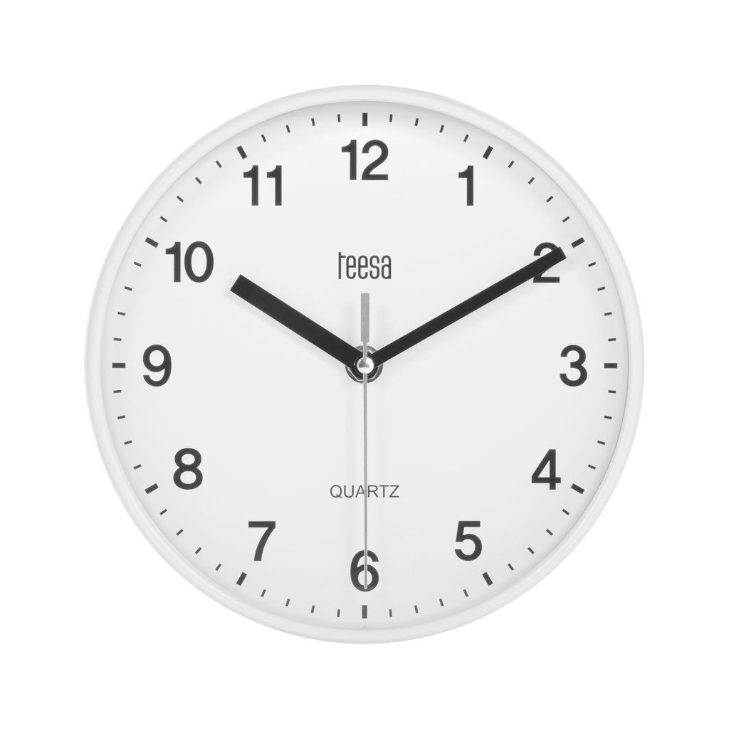 Teesa TSA0038 Nástěnné hodiny 20 cm, bílá Obrázek produktu 