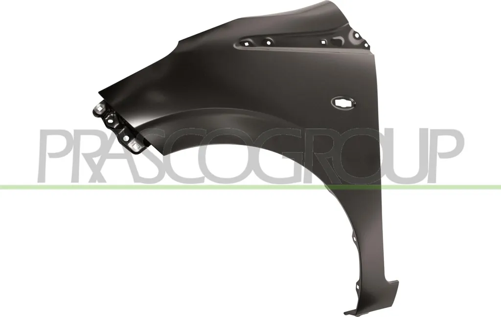 Remplacer aile avant gauche abîmée Peugeot 108 PRASCO PG2063014 OE