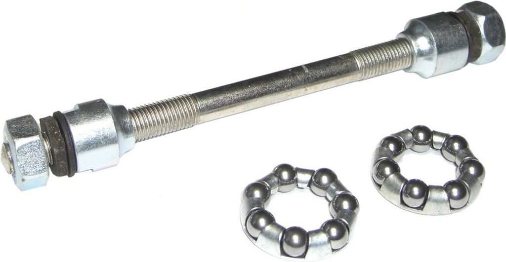 Vorderrad-Achse 127mm FG 7,9mm gekontert, silber Produktbild 